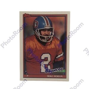 🟢 1991 Topps #560 Mike Horan Denver Broncos Football Card